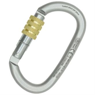 Ovalone Carbon Auto Block - Oval screw sleeve carabiner KONG
