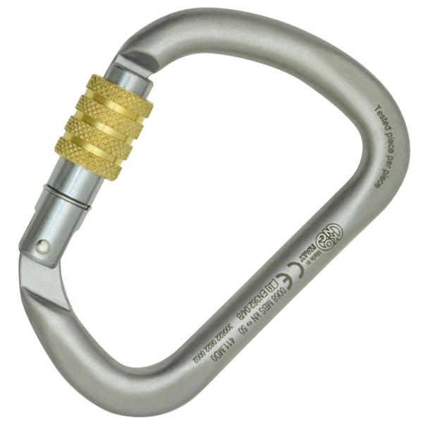 X-large Carbon Twist Lock - Steel carabiner with sleeve KONG