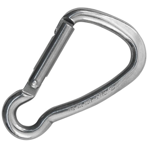 Harness Inox - Stainless steel asymmetrical carabiner KONG